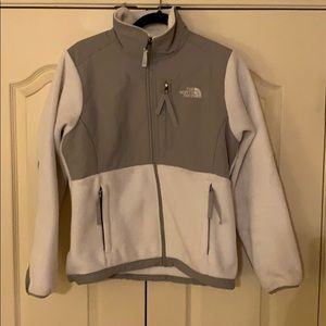 The North Face white/grey women a fleece jacket